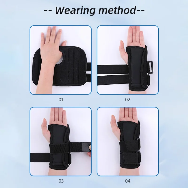 015 Adjustable Wrist Support Brace with Removable Aluminum Splint - Right