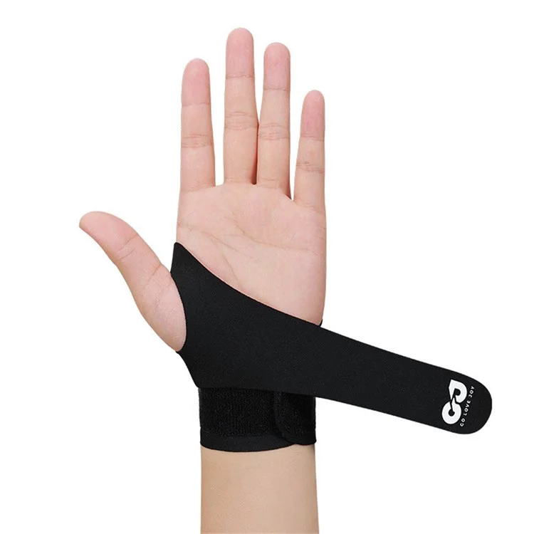 GOLOVEJOY HW15 Supporto per polso da snooker, biliardo e biliardo, manica per guaina tendinea, guanto da allenamento - Nero / Mano sinistra