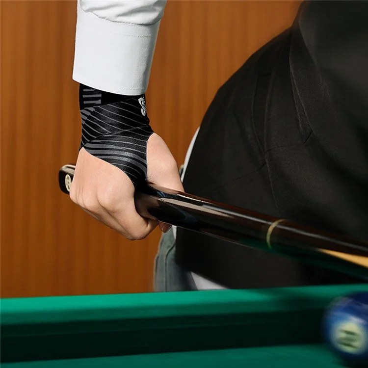 GOLOVEJOY HW15 Supporto per polso da snooker, biliardo e biliardo, manica per guaina tendinea, guanto da allenamento - Nero / Mano sinistra