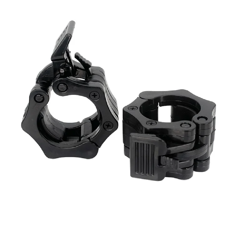 2 Stück Schnellverschluss Hantelklemmen Spin Lock Hantelverschlüsse für Gewichtheben und Krafttraining, Durchmesser 2,8 cm - Blau