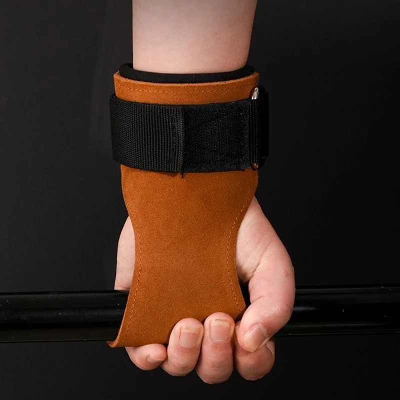 1 Pair Weightlifting Wrist Straps Non Slip Grip Support for Powerlifting Deadlifts Gym Equipment