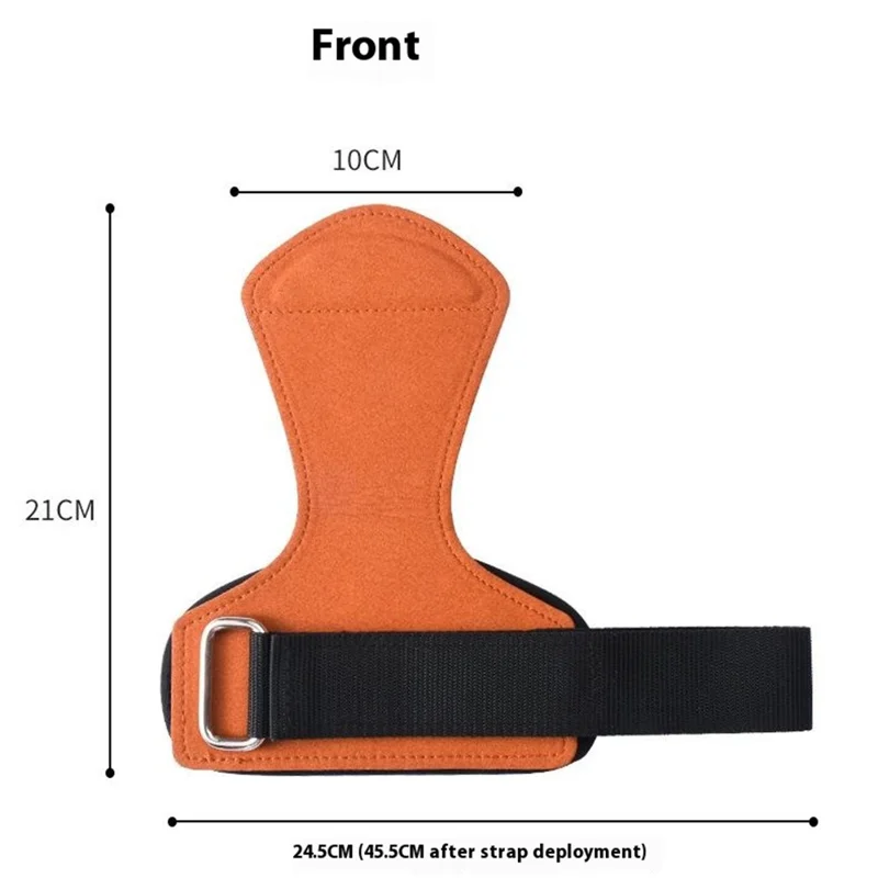 1 Pair Weightlifting Wrist Straps Non Slip Grip Support for Powerlifting Deadlifts Gym Equipment