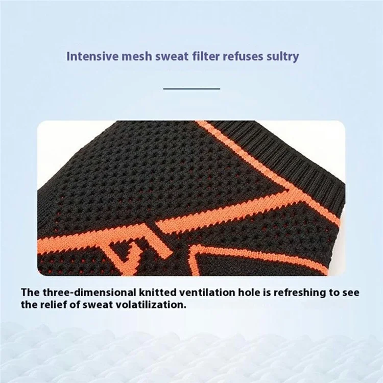 AOLIKES 8201 1Pc Breathable Wrist Support Brace for Badminton Fitness Extended Compression Wristband - Black+Grey S
