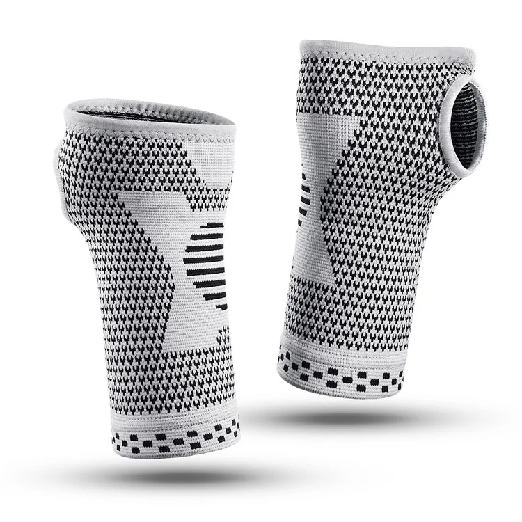 KYNCILOR AB202 1 Pce Support de Poignet Sportif pour Course, Cyclisme, Musculation - Protège-Poignet de Compression - Gris / Taille M
