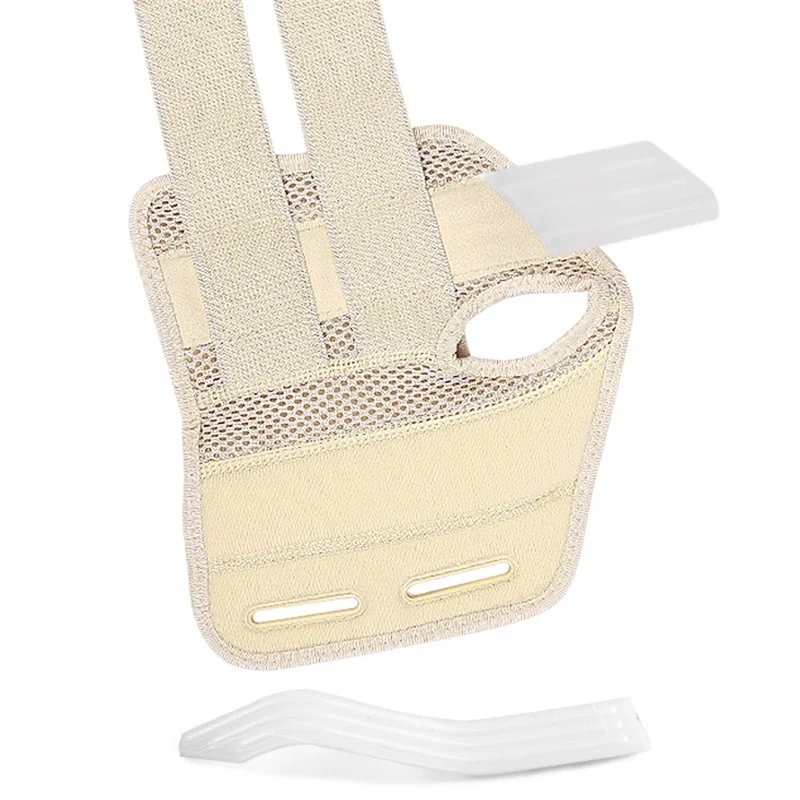 1Pc Wrist Support Brace Adjustable Compression Wrist Wrap Guard for Pain Relief Arthritis Carpal Tunnel - Left Hand / Grey S / M