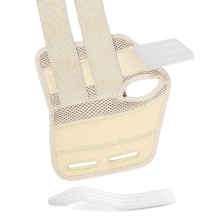 1Pc Wrist Support Brace Adjustable Compression Wrist Wrap Guard for Pain Relief Arthritis Carpal Tunnel - Left Hand / Grey L / XL