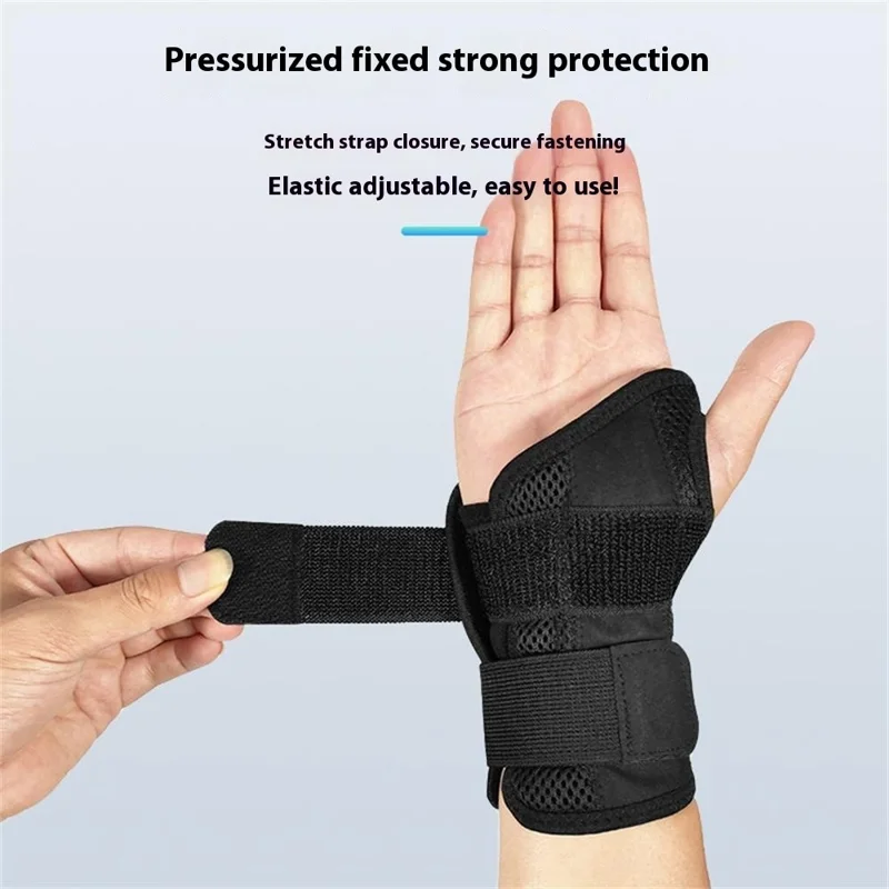 YF-JS012 1 Stück Fitness-Handgelenkschutz Gegen Verstauchungen Kompressions-Gelenk-Bandage für Basketball - Rechte Hand S / M