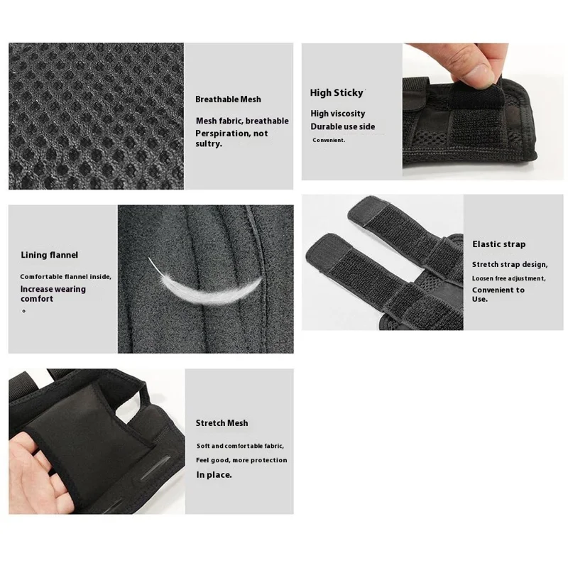 YF-JS012 1 Stück Fitness-Handgelenkschutz Gegen Verstauchungen Kompressions-Gelenk-Bandage für Basketball - Rechte Hand S / M