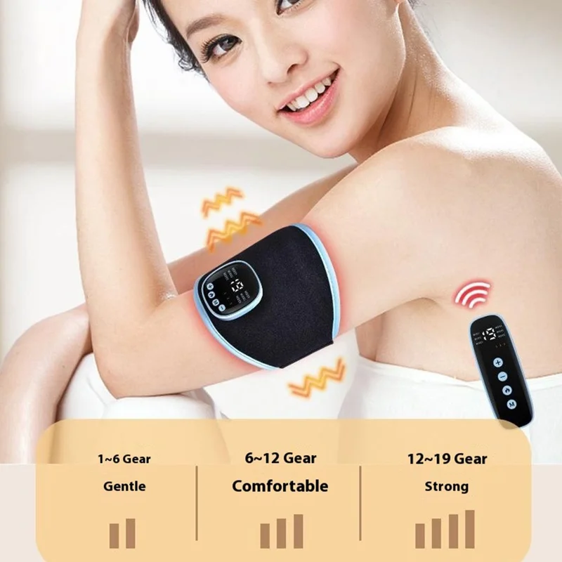 KJH-0030 Suporte de Pulso Multifuncional com EMS, Aquecimento e 9 Modos de Massagem por Pulso para Braço Inteligente