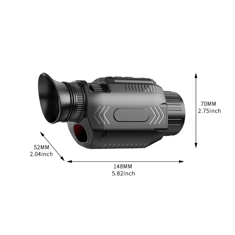 Câmera Monocular D15 WiFi Visão Noturna 4K Vídeo 64MP Foto Zoom 28x para Observação de Vida Selvagem, com Cartão de Memória de 32GB