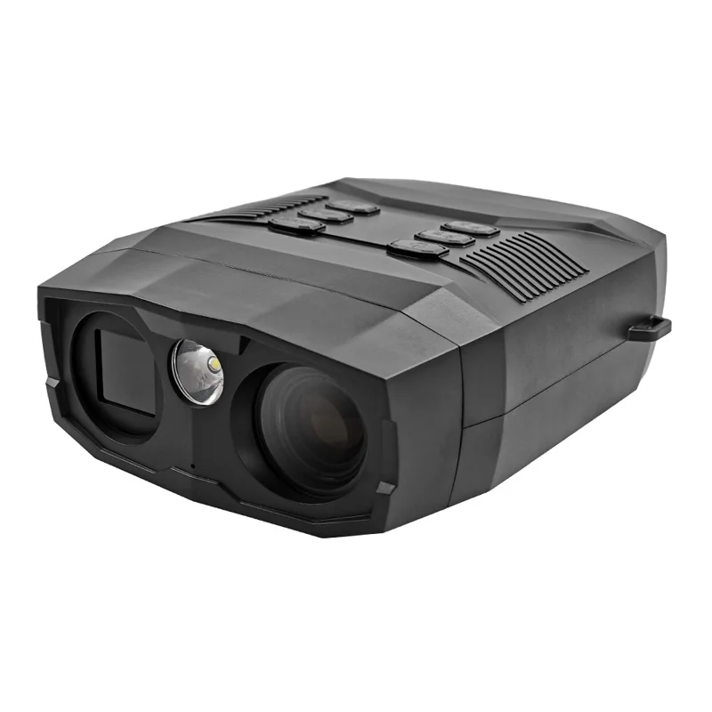 Binóculos de Visão Noturna Infravermelha 5K com Tela HD de 3 Polegadas, Zoom Digital 10X e Lanterna