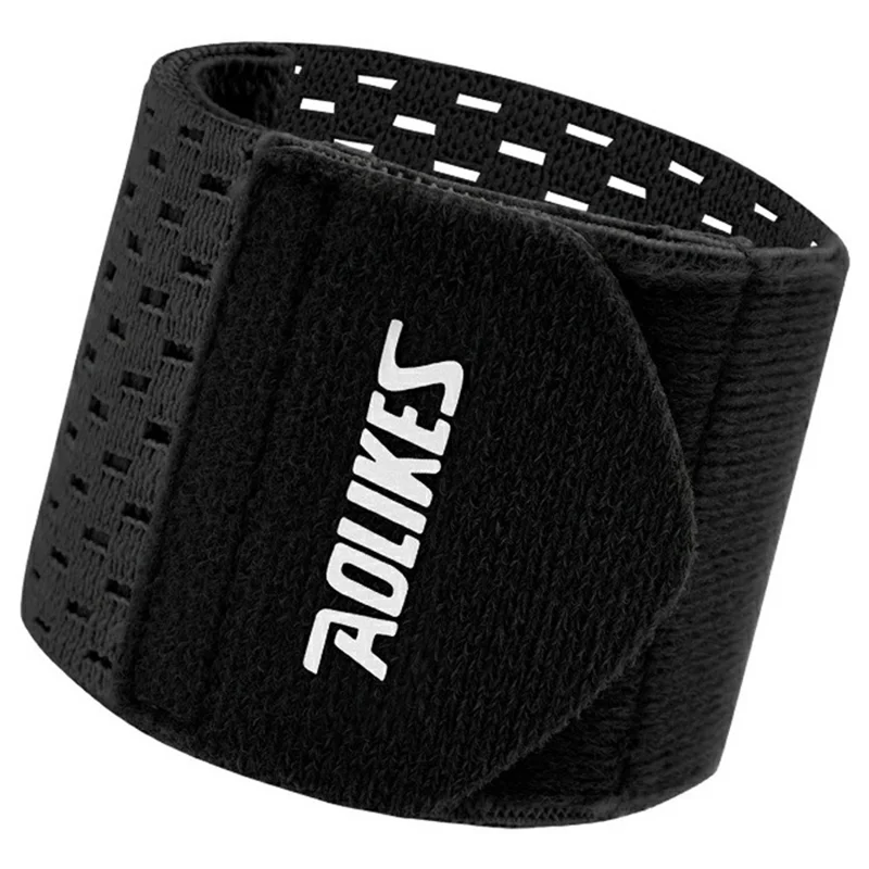 AOLIKES 1573 1Pc Tendon Sheath Protection Wrist Support Breathable Mesh Compression Wrist Brace - Black