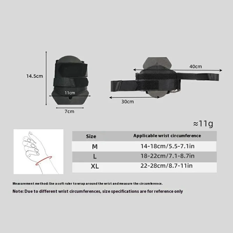 VBOSI 6025V Wrist Compression Strap Adjustable Wrist Brace Wraps for Football Baseball Basketball - M