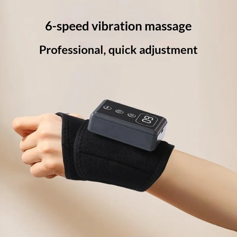 YX-A08 Hand Massager Heat Therapy Smart Portable Wrist Care Device with 6 Vibration Modes  /  5 Temperature Settings