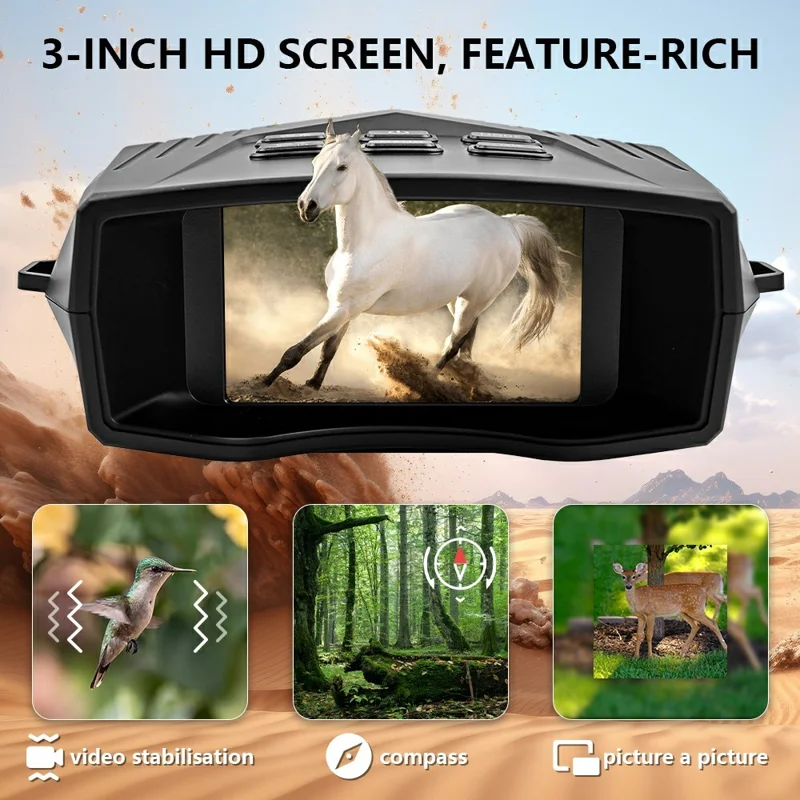 Z8 Nachtkijker 5K 60MP Infrarood Camera Telescoop met Zaklamp voor Buitentoezicht