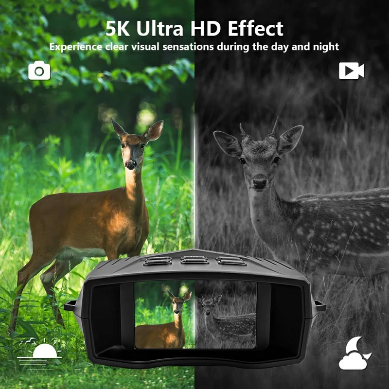 Z8 Nachtkijker 5K 60MP Infrarood Camera Telescoop met Zaklamp voor Buitentoezicht