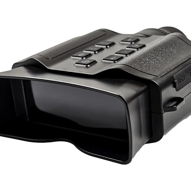Z9 Night Vision Telescope 5K 9 Level Infrared Night Vision with 10X Zoom 60MP Camera for Hunting - Black