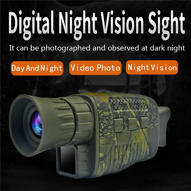 NV1000 Hunting Outdoor Camping Infrared Night Vision Vision Videocamera Digital Camera Monocular Scope Telescope - Camuffare