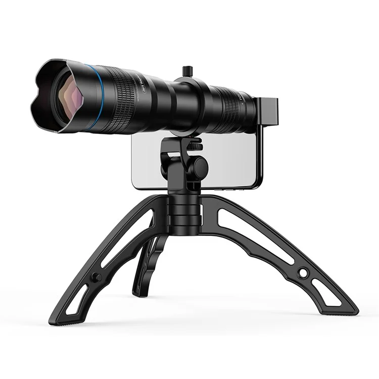 APEXEL APL-JS36XJJ04 Objetivo Telefoto HD 36X para Cámara de Teléfono con Mini Trípode para Smartphone