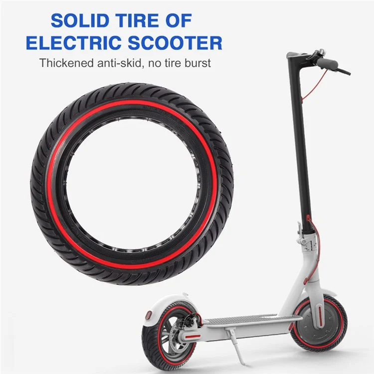 Neumático Sólido de 8.5 Pulgadas para Xiaomi M365/Pro/Pro 2 Scooter Eléctrico, Neumático de Goma Engrosado de Panal