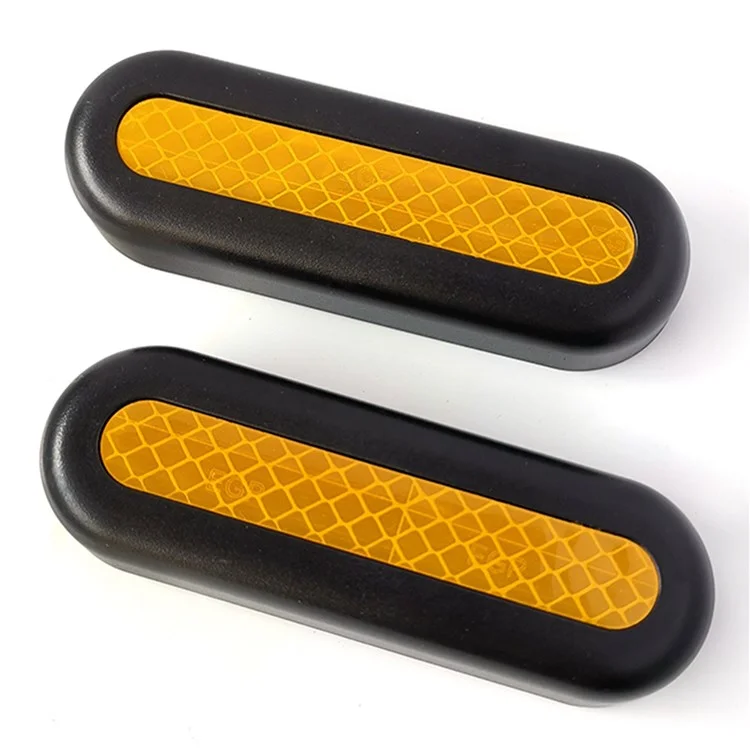 1 Par De Garfo Traseiro Tampa Decorativa Para Ninebot Max G30 Scooter Elétrico Lama Traseira Capa Escudo De Guarda -lamas - Amarelo