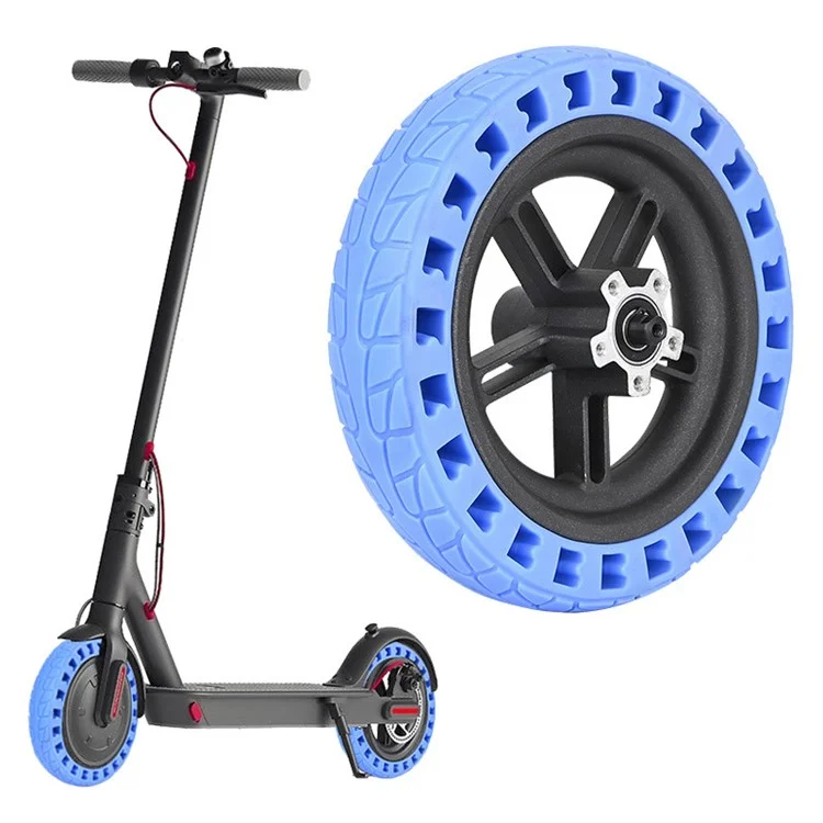 8.5inch Rubber Solid Tire for Xiaomi M365 Pro / Pro 2 / Pro 3 Electric Scooter Shock Absorber Damping Tyre with Wheel Hub - Red