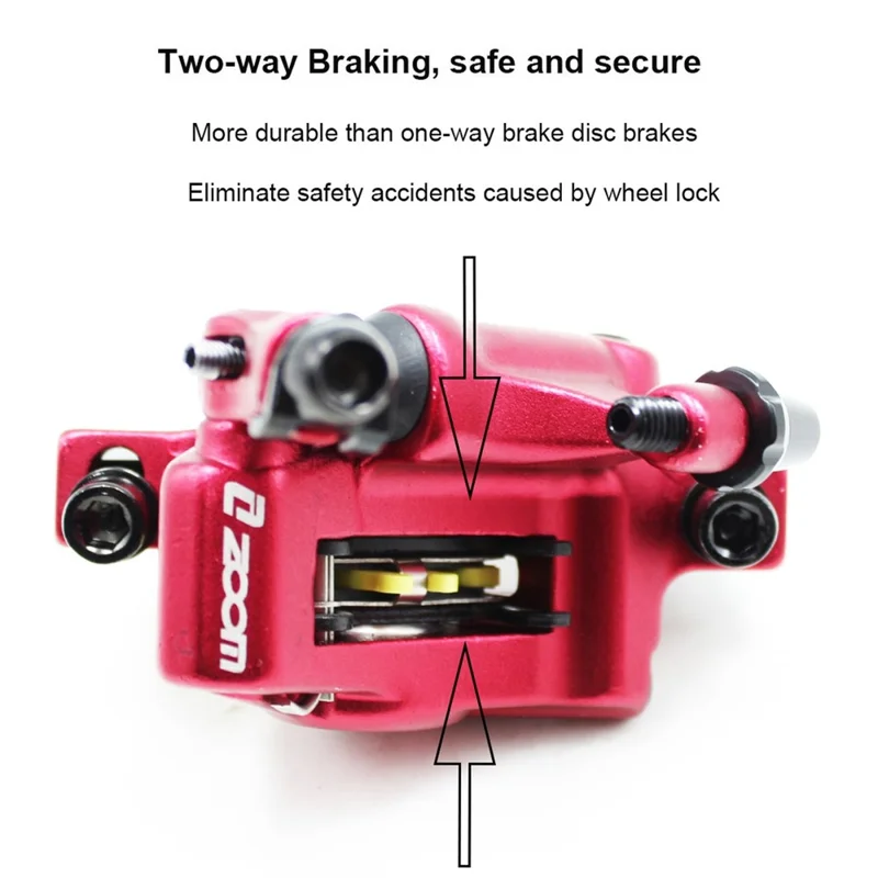 XTECH HB100 For Xiaomi M365 / Pro / Pro 2 Electric Scooter Hydraulic Disc Brake Rear Brake Accessory - Black