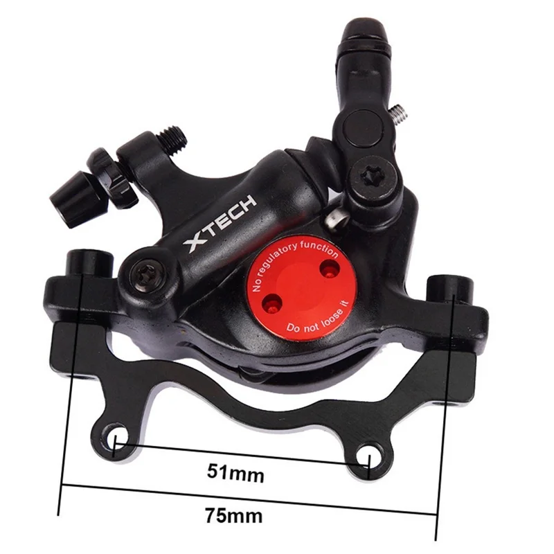 XTECH HB100 For Xiaomi M365 / Pro / Pro 2 Electric Scooter Hydraulic Disc Brake Rear Brake Accessory - Black