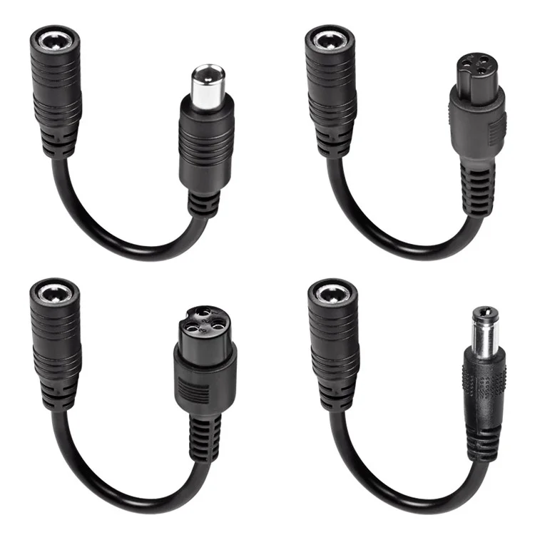CITYNEYE Electric Scooter Charger 42V 2A E-Scooter Power Supply Charging Kit with 4 Convertor Lines - EU Plug