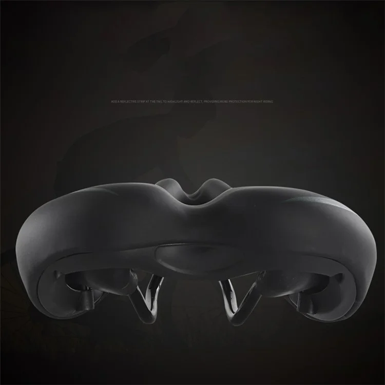 Waterproof PU Leather Bike Saddle Hollow Bicycle Cushion Shockproof Bike Seat Cover