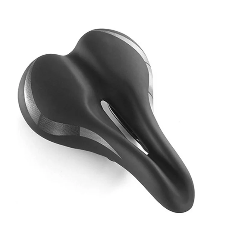Waterproof PU Leather Bike Saddle Hollow Bicycle Cushion Shockproof Bike Seat Cover