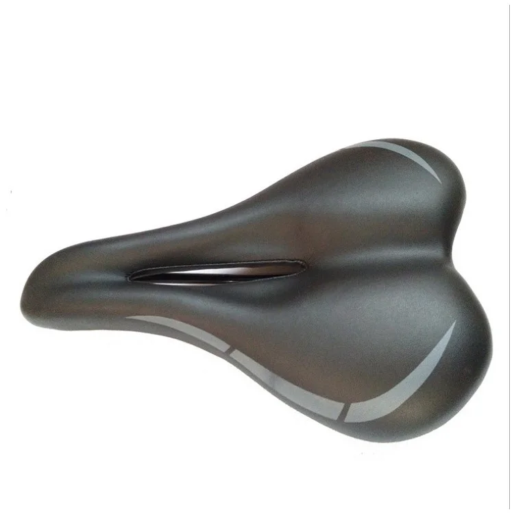 Waterproof PU Leather Bike Saddle Hollow Bicycle Cushion Shockproof Bike Seat Cover