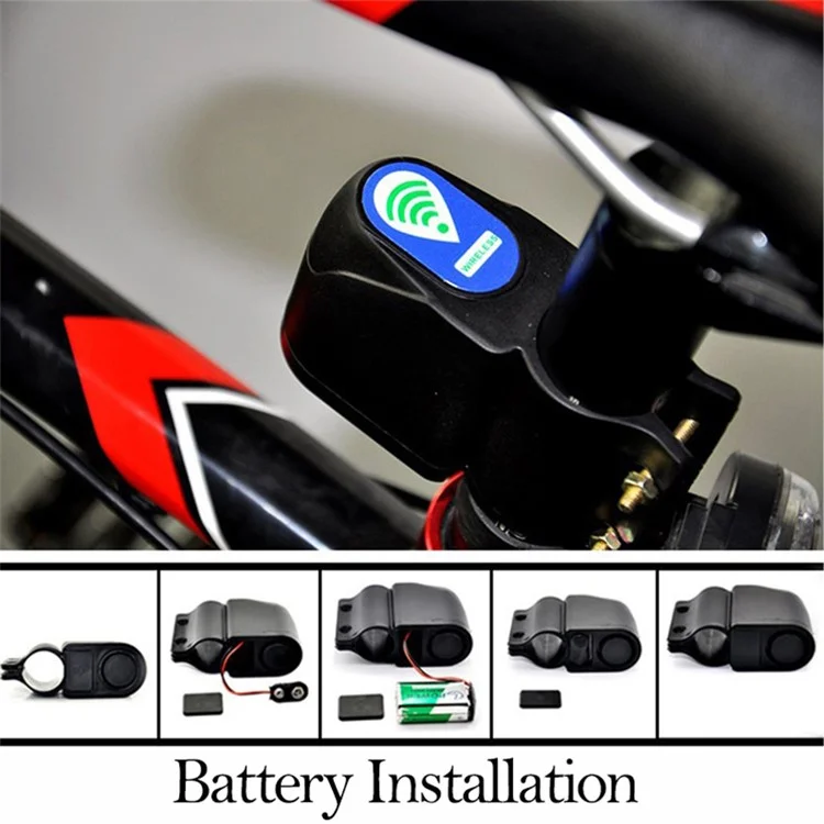 Anti-Theft Bike Lock 105db Alarm Security Lock Smart Wireless Remote Control Bike Bicycle Alarm Siren Cycling Lock