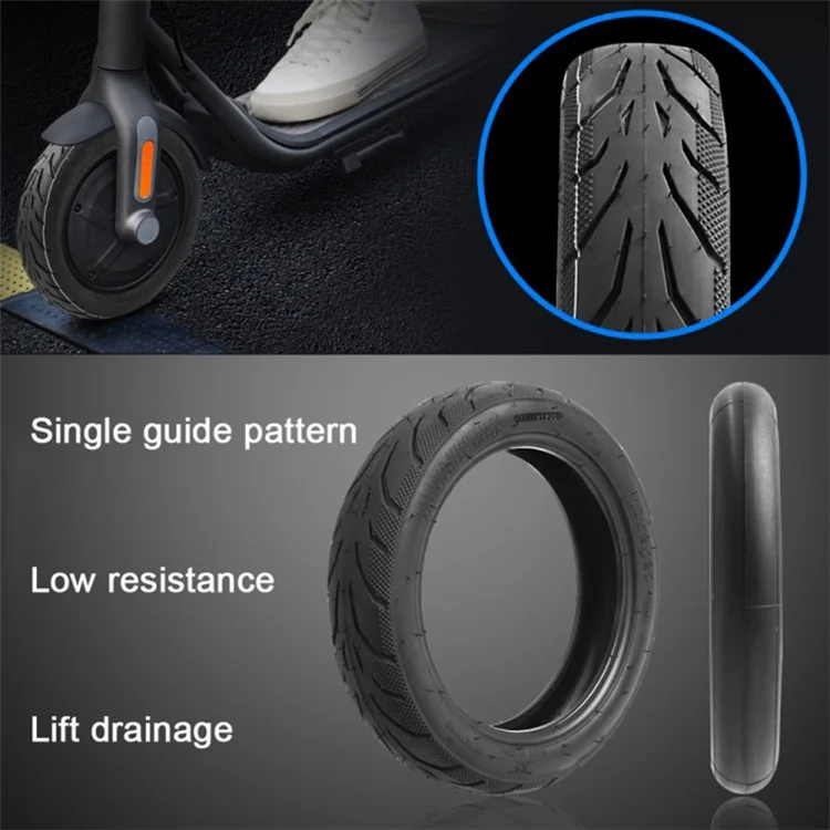 2Pcs / Set 10-inch Tire for Ninebot F20 / F25 / F30 / F40 Electric Scooter Outer Tire with Inner Tube Tire Replacement