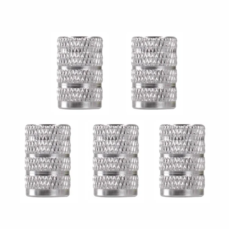 5Pcs / Set Air Nozzle for Xiaomi M365 / Pro Electric Scooter Aluminum Alloy Scooter Air Valve Adaptor - White