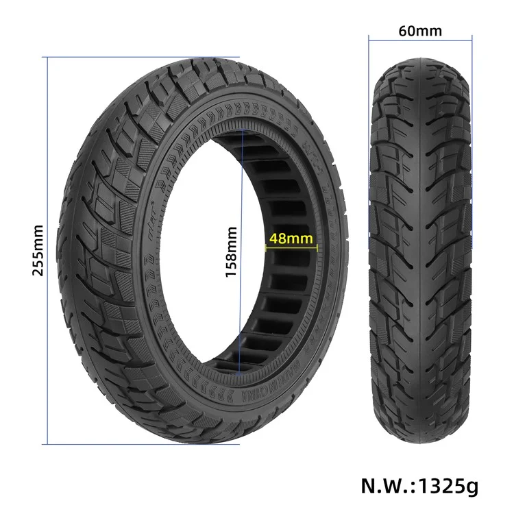 ULIP For Xiaomi 4 Pro Electric Scooter Replacement Tyre 60 / 70-7.0 10" Rubber Solid Tires