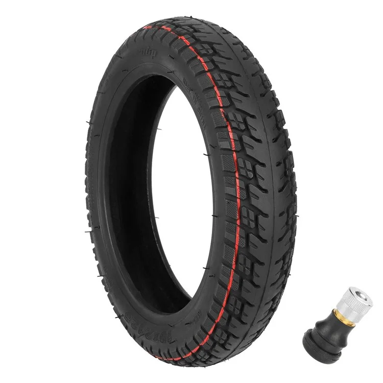 Pneus en caoutchouc ULIP pour Ninebot F20 F25 F30 F40 Scooter électrique 0x2,125" Pneu de remplacement à vide avec buse
