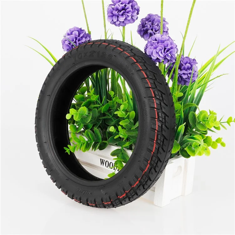Pneus en caoutchouc ULIP pour Ninebot F20 F25 F30 F40 Scooter électrique 0x2,125" Pneu de remplacement à vide avec buse