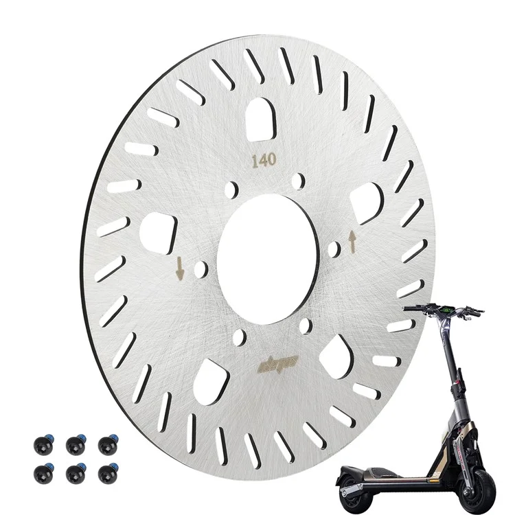 ULIP pour Ninebot GT1 / GT2 140 mm 6 trous Disque de frein pour scooter électrique Disque de frein (avec 6 vis)
