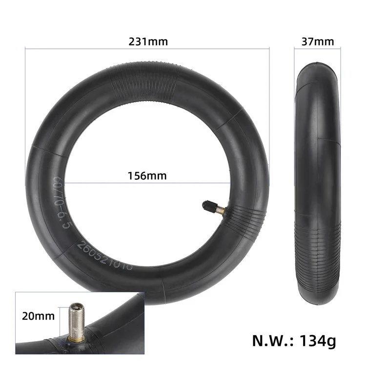 Tube intérieur résistant à l'usure ULIP pour scooter électrique Ninebot Max G30 Tube intérieur en caoutchouc de 60/70-6,5 pouces avec valve