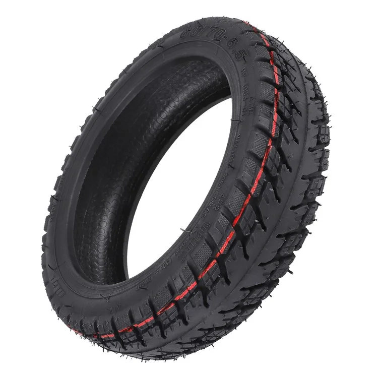 Pneus Vacuum Tout-Terrain ULIP pour Ninebot Max G30 Scooter Électrique 60 / 70-6.5" Pneu en Caoutchouc avec Raccord