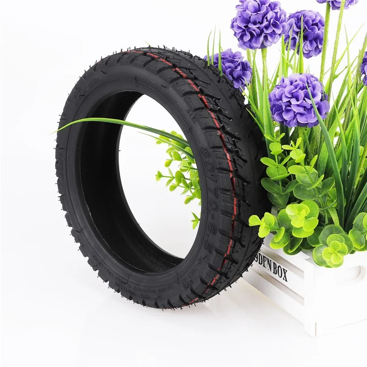 Pneus Vacuum Tout-Terrain ULIP pour Ninebot Max G30 Scooter Électrique 60 / 70-6.5" Pneu en Caoutchouc avec Raccord