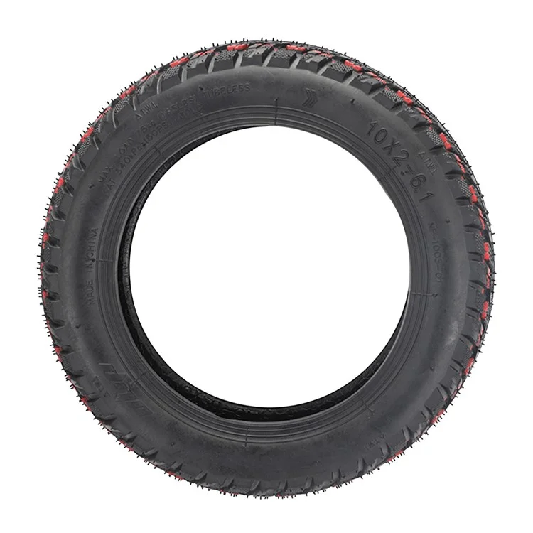 ULIP Pour Xiaomi M365 / Pro / Pro2 / 1S / Xiaomi 3 / Lite Scooter Électrique Pneu en Caoutchouc 10x2-6.1" Pneus à Vide avec Valve