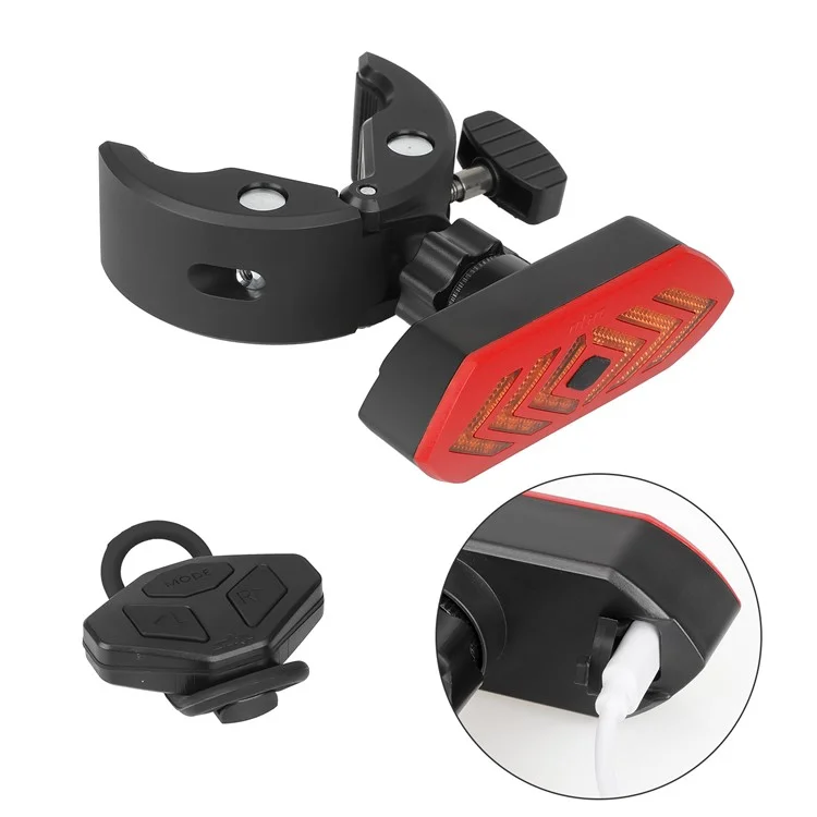 ULIP Scooter Eléctrico Clip-on Luz de Giro Trasera con Control Remoto Parte Ciclista