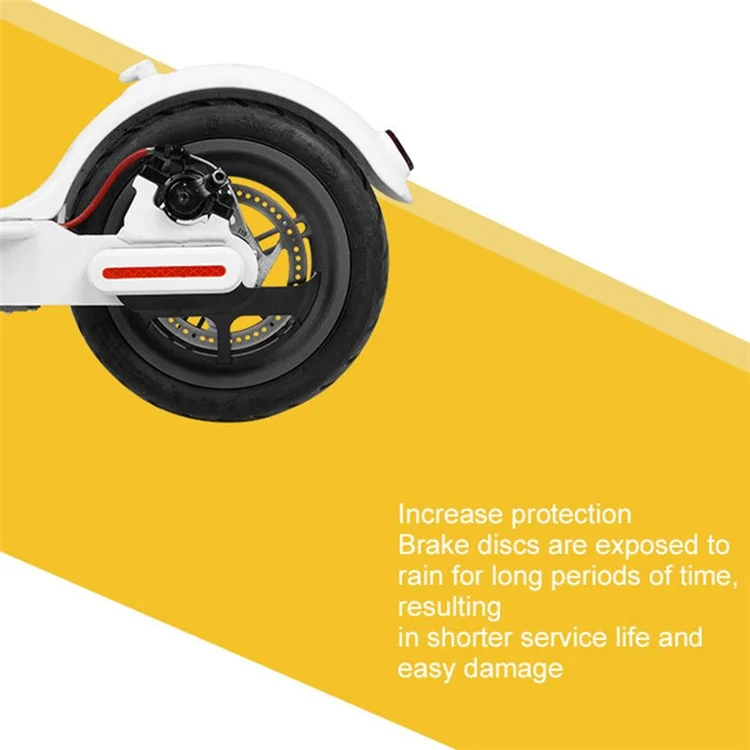 Brake Disc Cover for Xiaomi M365 / Pro / Pro 2 / 1S Electric Scooter Rear Wheel Braker Disc Protection Guard - Black