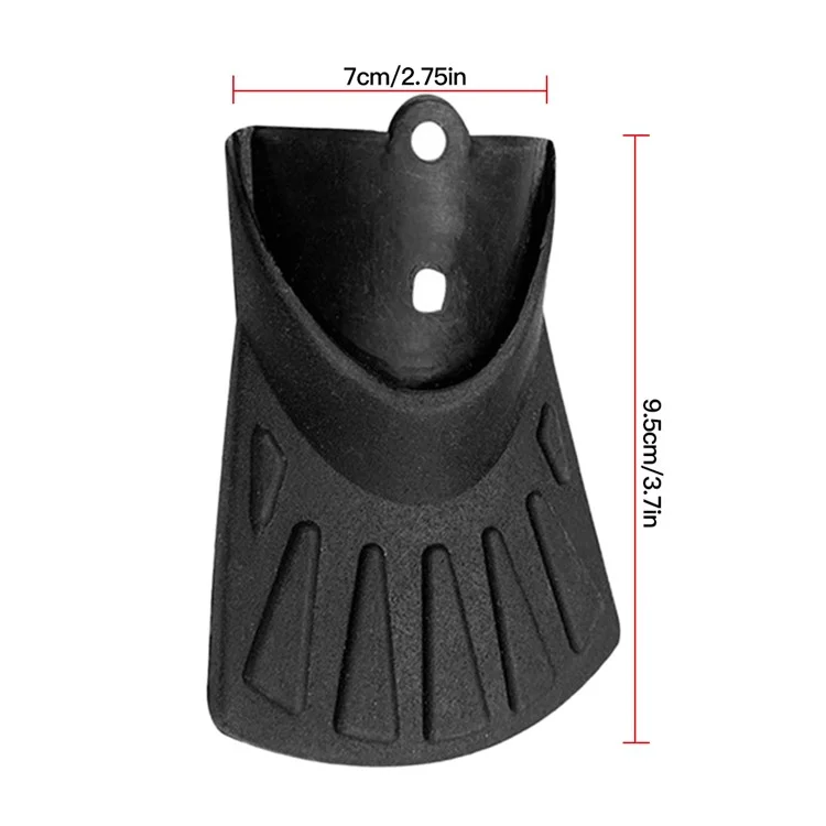 1 par para Xiaomi Mijia M365 / Pro Scooter eléctrico Guardabarros trasero en forma de cola de pez Ala Guardabarros Recambio