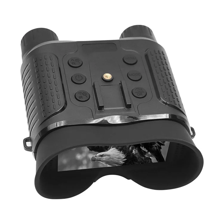 NV8160 Visore notturno montato sulla testa con zoom digitale 8X, mani libere Tactical Helmet Goggles 1080P HD a infrarossi Binocoli