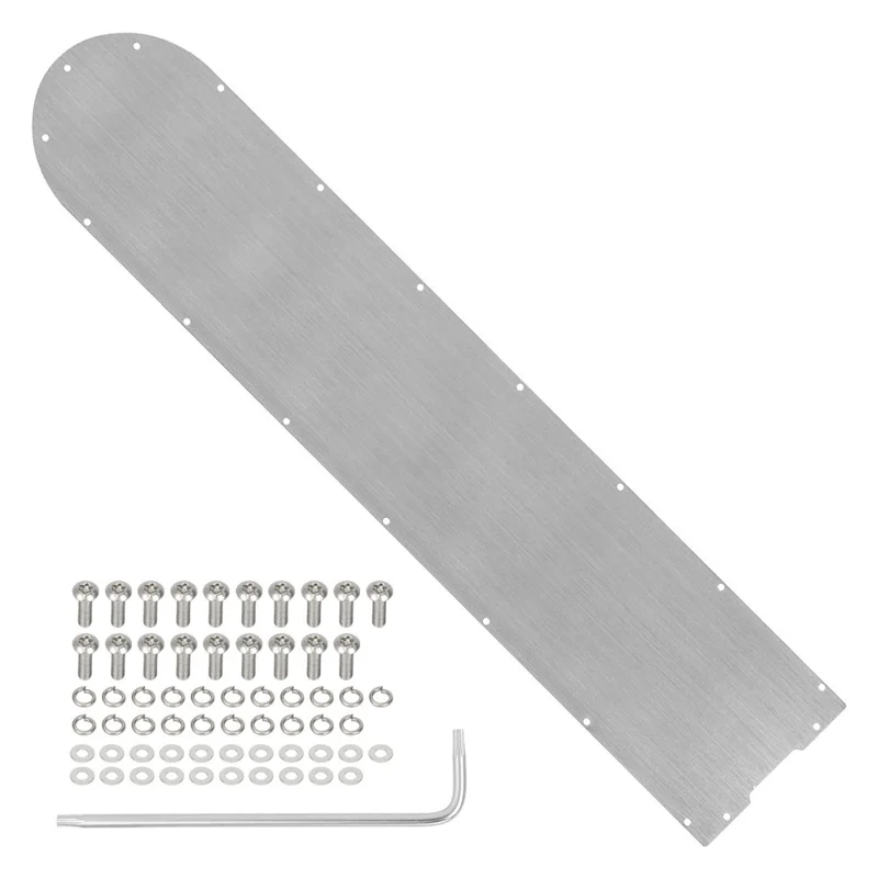 Para Xiaomi Electric Scooter 4 Pro / 4 Lite Cubierta de la batería Placa de protección de acero inoxidable