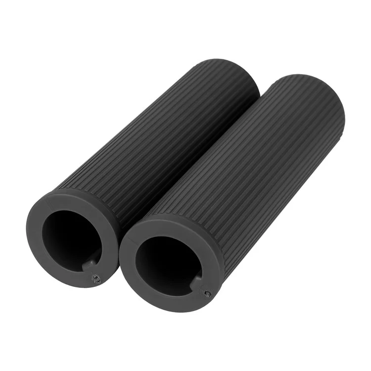 1 Par Para Xiaomi Mi 4 Pro / 4 Lite Rubber Electric Scooter Huedbar Grip Tampa - Preto