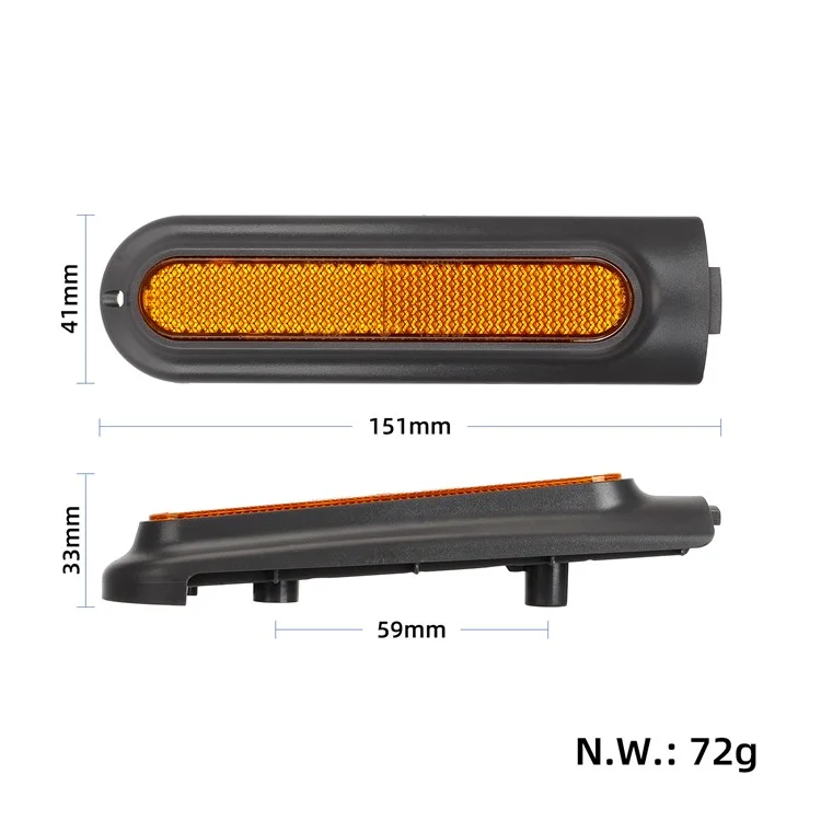 2Pcs Protective Shell for Xiaomi Electric Scooter 4 Pro Rear Wheel Cover